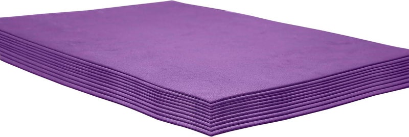 ACTIVITYYA Purple EVA Foam Sheets, 9 x 12 Inch, 2mm Thick Handicraft Foam Paper for Arts and Crafts, by - 10 Sheets - Image 1